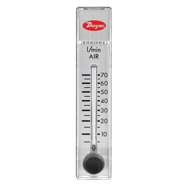 Flowmeter, range 5-70 LPM air.